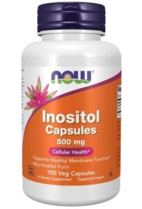 NOW FOODS Inozytol 500 mg 100 kaps.