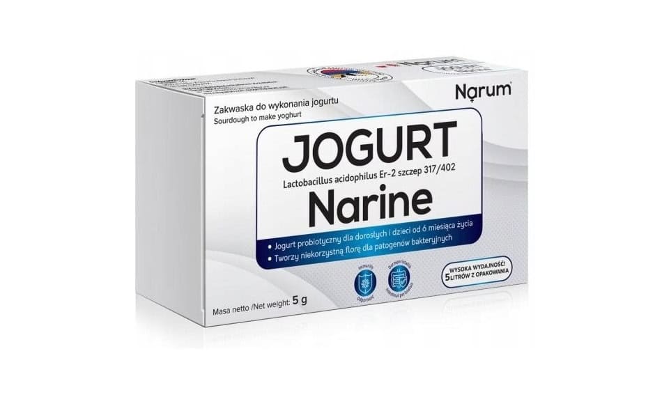 Narine Jogurt proszek 5 g – 5 saszetek Narum