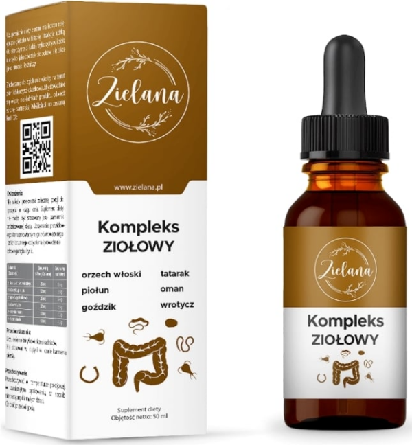 Zielana Kompleks Ziołowy 50 ml Pasozyty