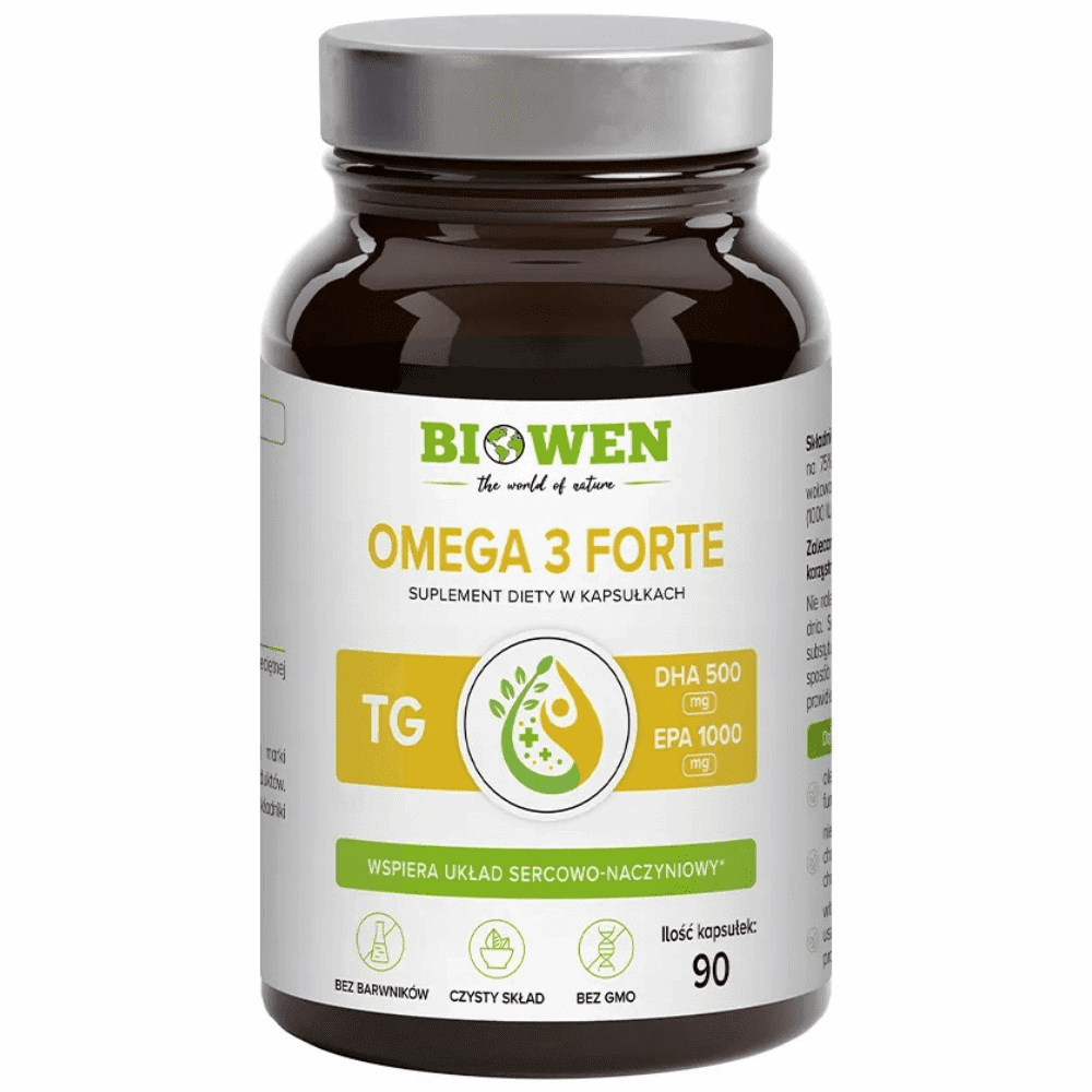 Omega 3 FORTE 1000 mg 90 kaps. Biowen