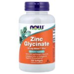 ZINC GLICYNIATE Cynk 30 mg 120 kaps. NOW Foods
