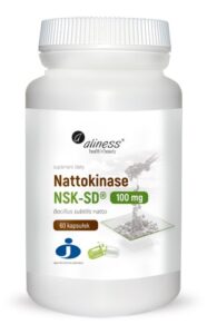 NATTOKINASE NSK-SD 100 mg 60 kaps. VEGE ALINESS