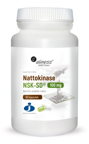 Nattokinase Nsk-sd 100 mg 60 kaps. VEGE Aliness