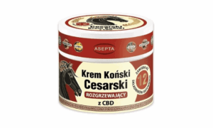 KREM CESARSKI ROZGRZEWAJĄCY Z CBD 150 ml Asepta