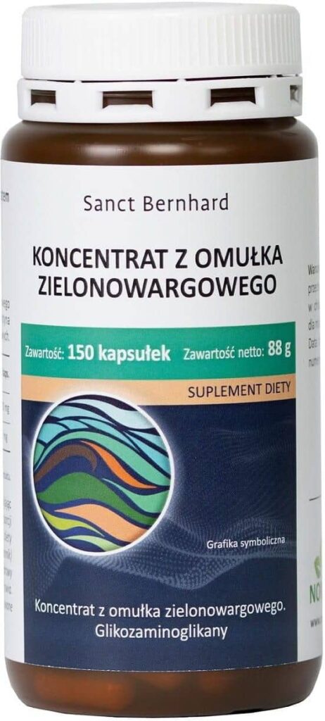 Omułek Zielonowargowy 150 kaps. Sanct Bernhard