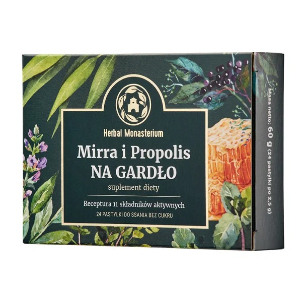 Mirra i Propolis 24s.bez cukru Herbal Monasterium