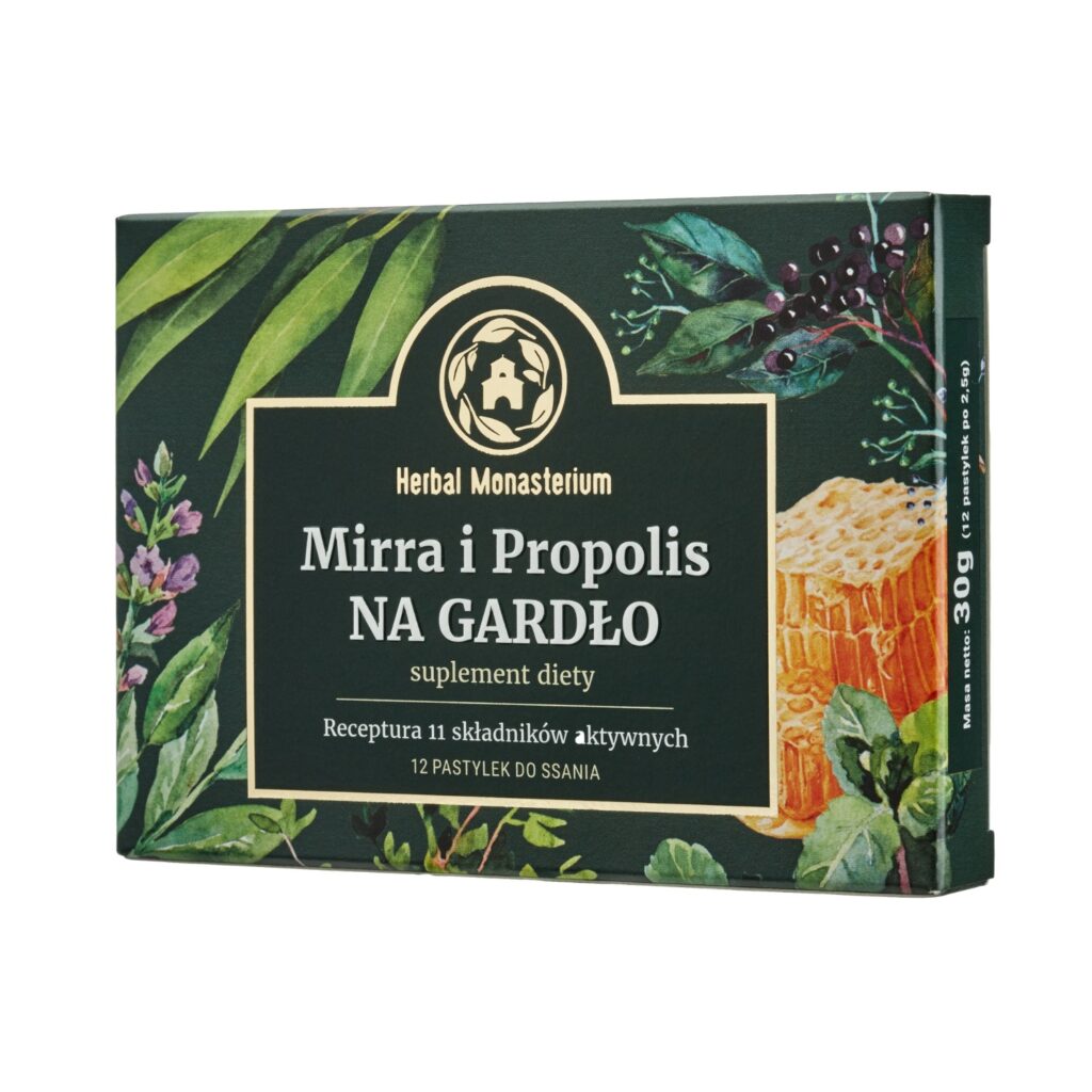 Mirra i Propolis na Gardło 12P Herbal Monasterium