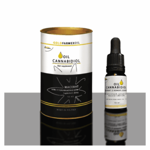 Olejek Konopny Macerat 10ml 10% GoldFarmex