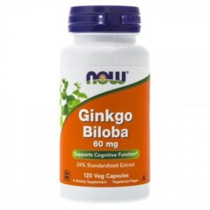 Ginkgo Biloba 120 kapsułek NOW Foods