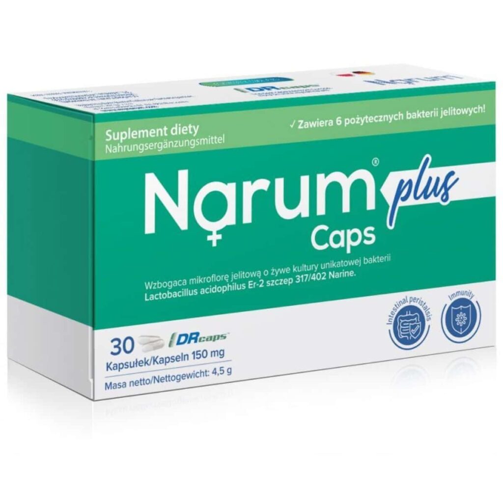 Narum Plus Probiotyk 150 mg – 30 kaps.