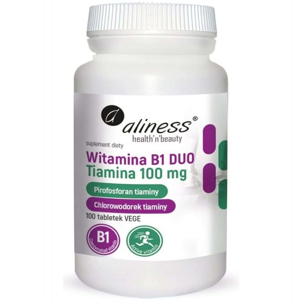 Witamina B1 Duo 100 tabl. Aliness