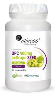 OPC Exgrape Seed 400 mg 400 kaps. Aliness