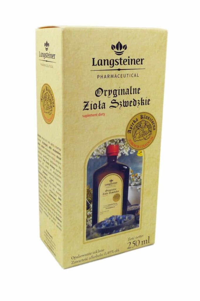 Oryginalne Zioła Szwedzkie 250 ml LANGSTEINER