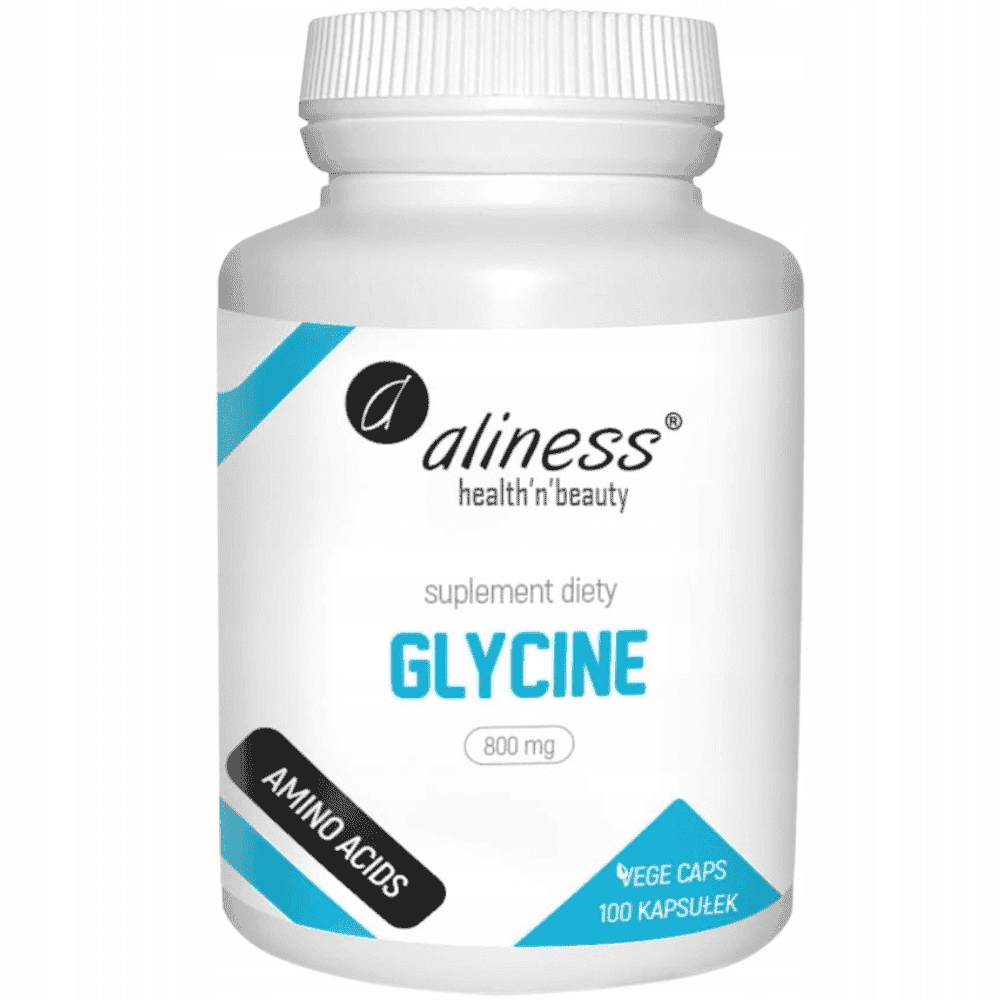 Glicyna (Glycine) 800 mg 100 kaps. Aliness
