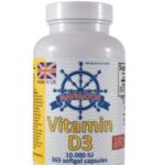 Witamina D3 10 000 IU 365 kaps.