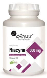 Niacyna 500mg 100kaps. VEGE ALINESS