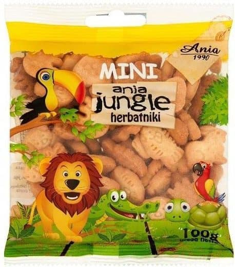 Herbatniki Zoo Mini 100 g Ania
