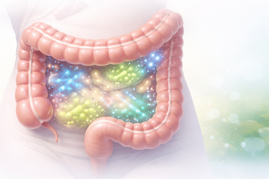 Mikrobiota jelitowa w jelicie grubym bakterie jelitowe i równowaga mikroflory