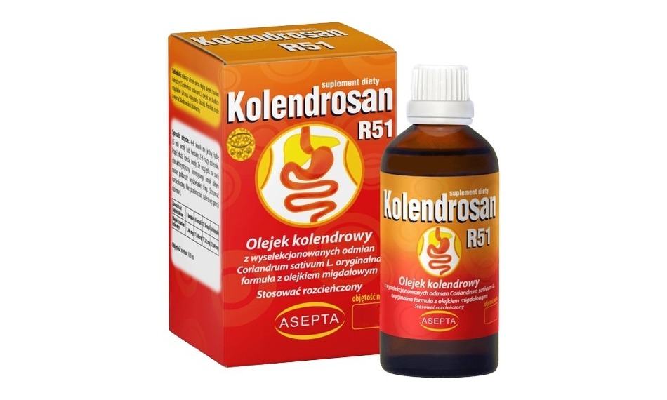 Kolendrosan R51 – olejek kolendrowy 10 ml Asepta