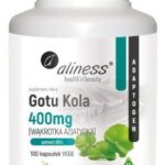 Gotu Kola (wąkrota Azjatycka) 400 mg 100 kaps. Aliness