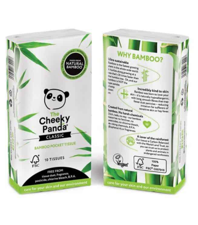 Bambusowe Chusteczki Higieniczne Kieszonkowe