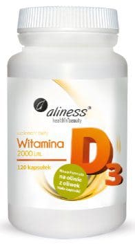 D3 Witamina 120 kaps. 2000 mg Aliness