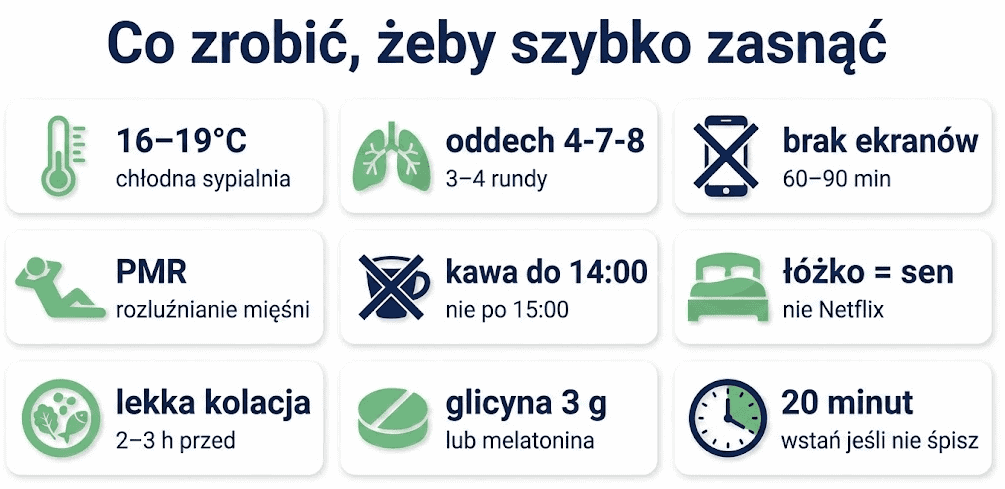 Jak szybko zasnąć – naturalne sposoby na bezsenność i problemy z zasypianiem

