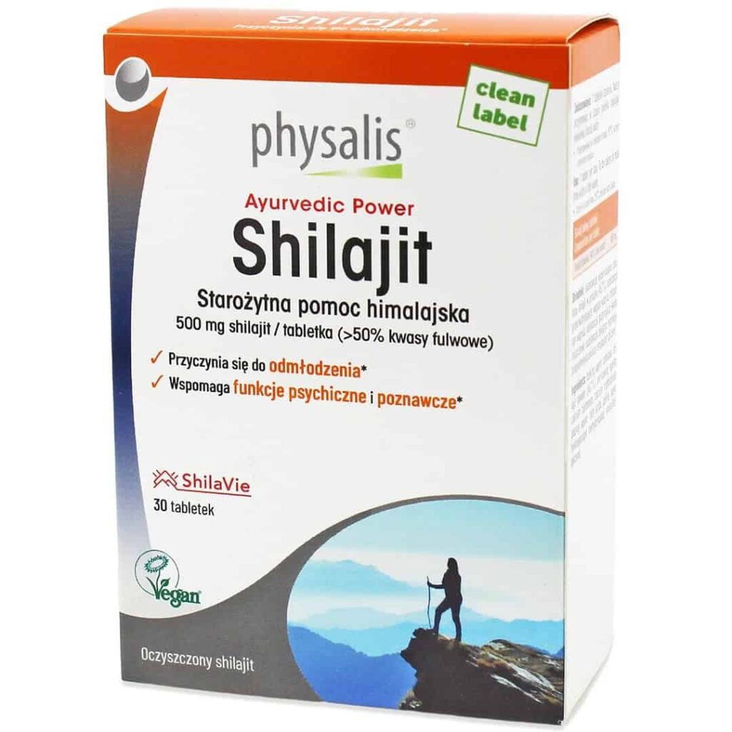 Shilajit 500 mg 30 tabl. Physalis