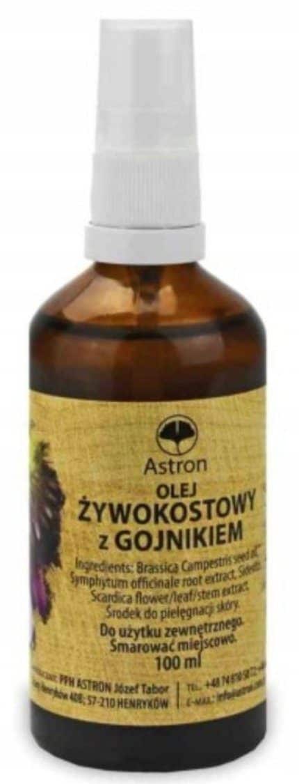 Olej Żywokostowy 100 ml z Gojnikiem Astron