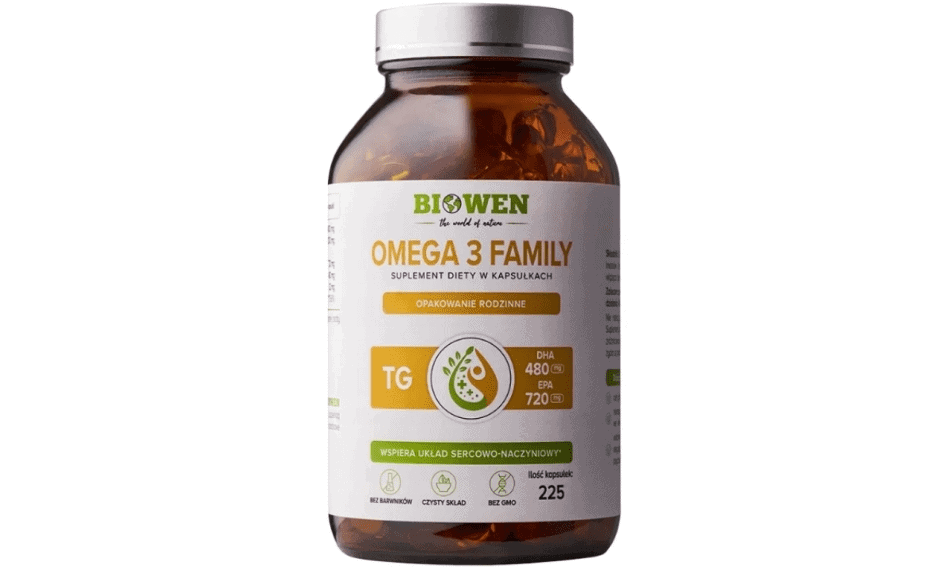 Omega 3 Family TG Biowen | 720 mg EPA, 480 mg DHA
