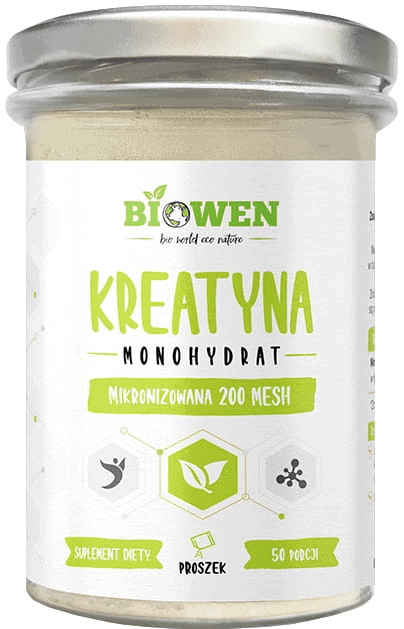 Kreatyna Monohydrat Proszek 250 g Biowen