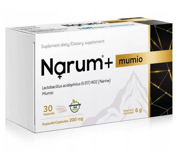 NARUM+MUMIO 200 mg 30 kaps.