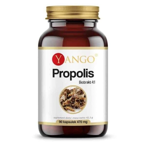 Propolis ekstrakt 90 kapsułek vege Yango