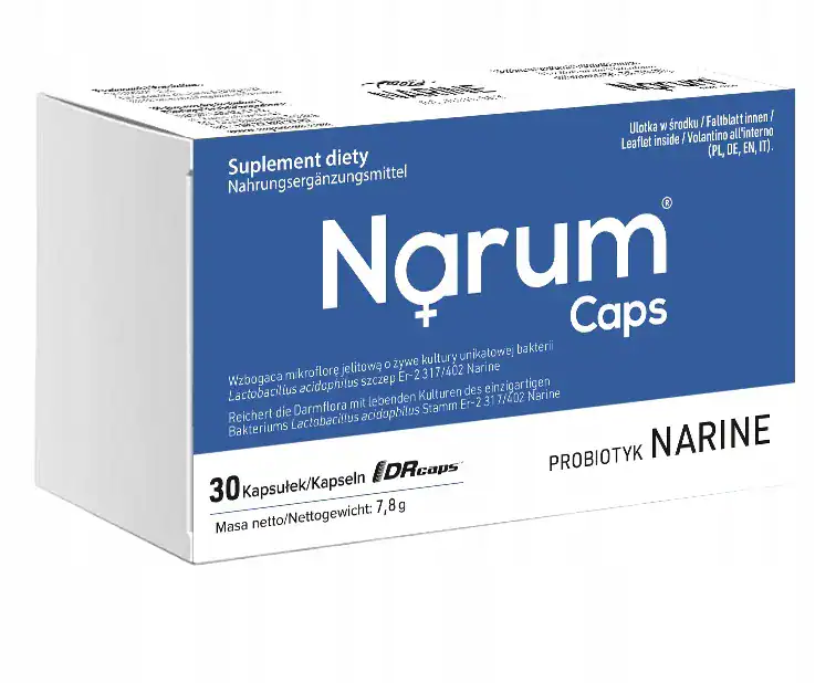 Narum Caps – probiotyk Narine w kapsułkach DRcaps