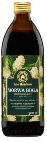 Morwa Biała Sok 500 ml Herbal Monasterium