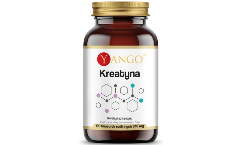 Kreatyna (monohydrat kreatyny) 100 kapsułek Yango