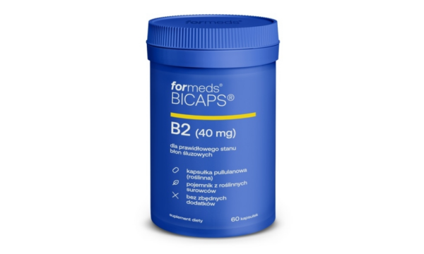Witamina B2 60 kapsułek vege Formeds Bicaps