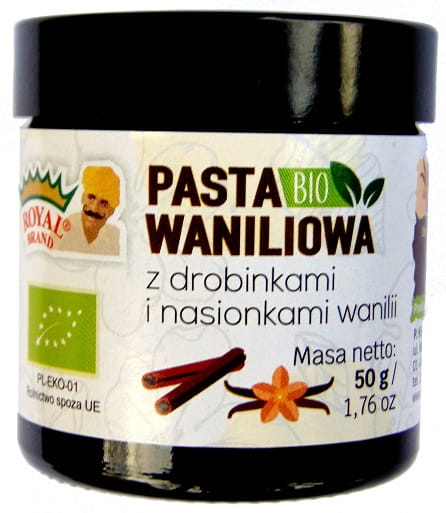 Pasta waniliowa BIO 50 g Royal Brand