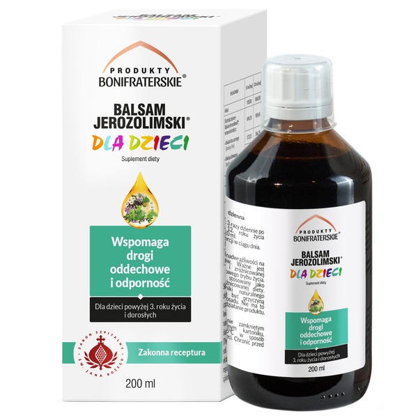 BALSAM JEROZOLIMSKI DLA DZIECI 200ml