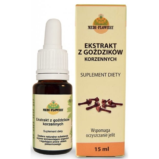 EKSTRAKT Z GOŻDZIKÓW 15ml MEDI-FLOWERY
