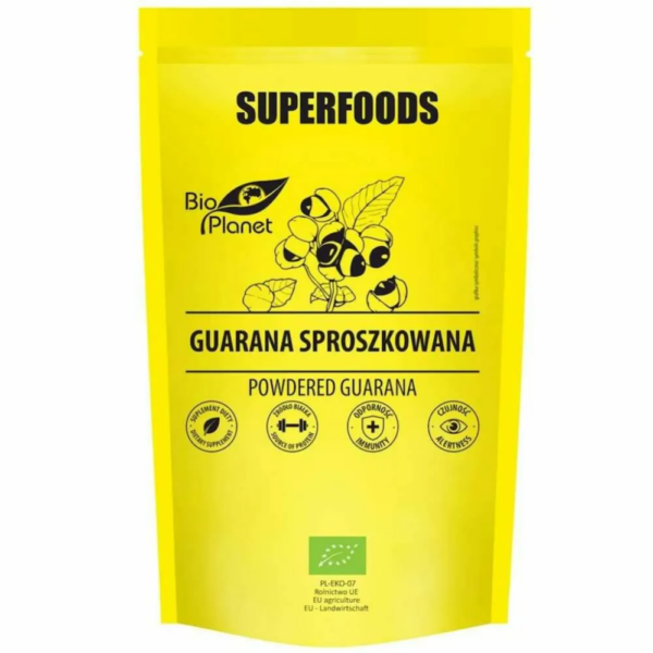 Guarana Sproszkowana Bio 150 g Bio Planet