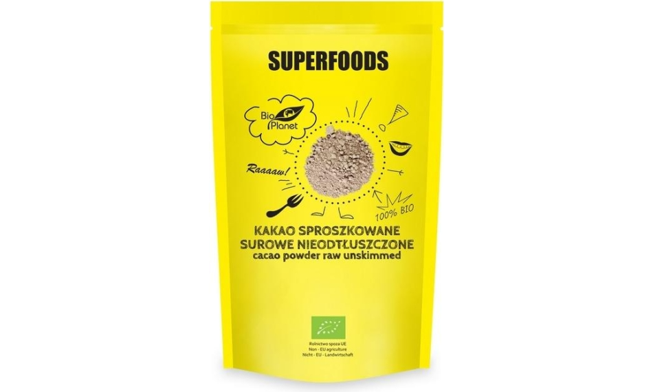 KAKAO SPROSZKOWANE SUROWE  150g BioPlanet