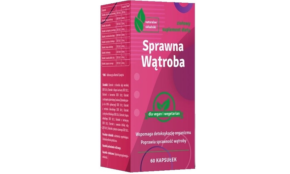 SPRAWNA WĄTROBA 60kaps. ALG Pharma