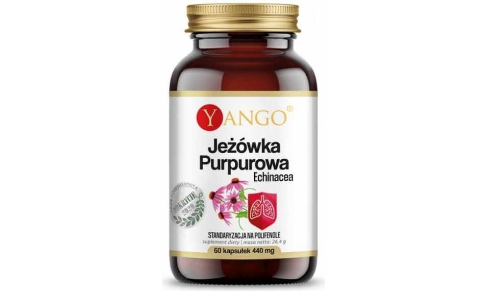 JEŻÓWKA PURPUROWA 60kaps. YANGO