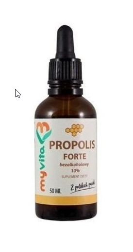 Propolis FORTE Krople B/alkoholu 10% 50 ml MyVita