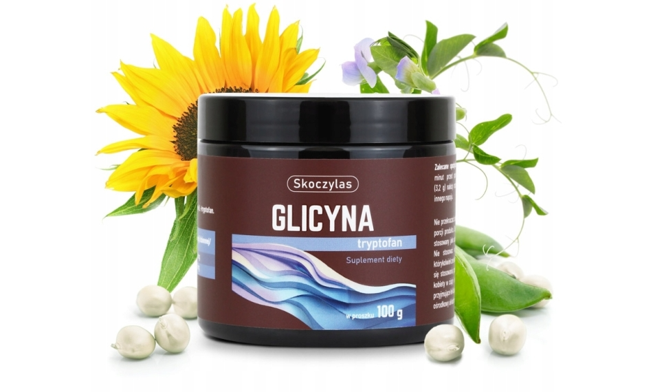 GLICYNA TRYPTOFAN 100g proszek Skoczylas