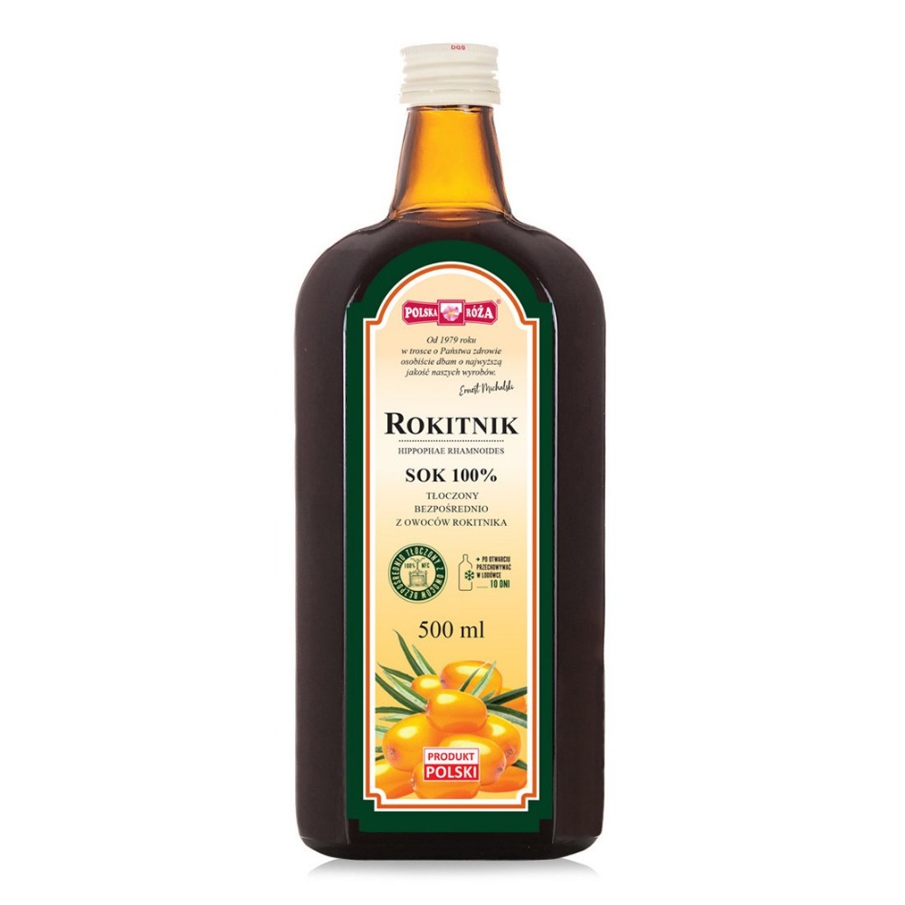 SOK  Z ROKITNIKA 500ml B/C BIO Polska Róża