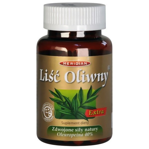 LIŚĆ OLIWNY EXTRA 496mg 60kaps MERIDIAN L