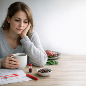 Niedobór żelaza u kobiet – zmęczenie, niska ferrytyna i suplementacja