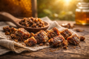 Propolis (kit pszczeli) – naturalna żywica pszczół o działaniu przeciwbakteryjnym i wspierającym odporność